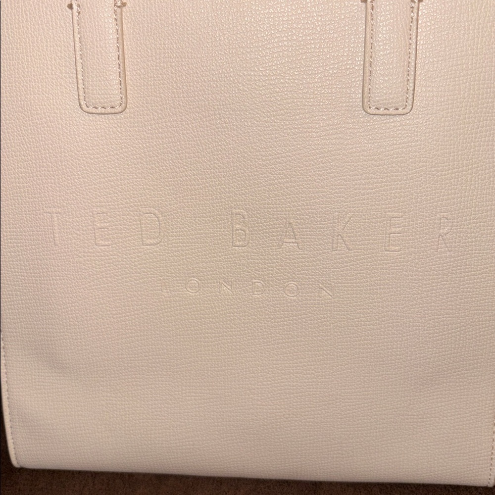 Ted Baker Cream Tote with Floral Charm - Picture 2 of 9